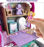 Polly Pocket Compact Playset, Candy Cutie Gumball with 2 Micro Dolls & Accessories, Travel Toys with Surprise Reveals