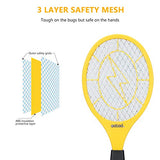 Electric Fly Swatter Racket - Indoor Bug Zapper for Home, Mosquito Killer, Fly Zapper, Pest Control, Gnat Killer, Bug Catcher, Insect Killer - Outdoor & Indoor Use 2-Pack