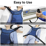 YHK Bed Restraint Auxiliary Device, Wheelchair Seat Belt Restraints Safety, Anti-Falling Straps Vest for Elderly Home Care Safety Belt