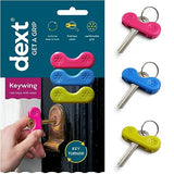 Keywing Key Turner Aid 3 Pack. Makes Keys so Much Easier. Perfect Key Cover Cap for Rheumatoid Arthritis, MS or Parkinsons Gift, Elderly with weak Hands.