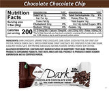 NuGo Dark Variety - Chocolate Pretzel 12 Bars & Chocolate Chocolate Chip 12 Bars, Vegan, 200 Calorie, Gluten Free, 24 Count