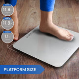 INEVIFIT Bathroom Scale, Highly Accurate Digital Bathroom Body Scale, Measures Weight up to 400 lbs. Includes Batteries