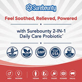 Surebounty Probiotics 60 Billion CFU 19 Strains for Men & Women, with 100mg Prebiotic, Shelf Stable, 2-in-1 Daily Care Probiotic, Non-GMO, Digestive & Immune Health, 60 Veggie Capsules