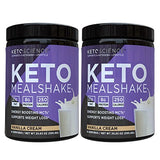 Keto Science Ketogenic Meal Shake, Energy Boosting MCTs, Supports Weight Loss, Keto and Paleo Friendly, Vanilla Flavor, 28 Servings, 2 Packs