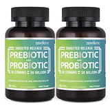 Zentastic Probiotics & Prebiotics Supplement - 50 Billion CFU - for Men & Women’s Immune & Digestive Health - 16 Strains - Shelf Stable - 120 Delayed Release Veggie Capsules