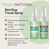 Hygea Natural Extra Strength Bed Bug Treatment Travel Spray 3 oz- 3 Pack