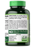 Zinc 50mg with Vitamin C | 200 Liquid Softgels | Non-GMO & Gluten Free Supplement | by Nature's Truth