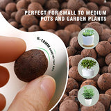 Natural Leca Clay Pebbles, 8LBS 8mm-18mm Expanded Organic Balls Plants Grow Media Gardening Soil for Hydroponics, Drainage, Decoration, Aquaponics