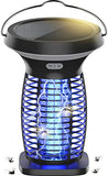 Jinyeda Solar Bug Zapper, Cordless Mosquito Killer Lamp for Indoor and Outdoor, Battery Powered Night Bug Lights Fly Zapper, IP44 Waterproof Mosquito Zapper Perfect for Home, Backyard, Patio, Camping
