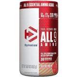 Dymatize All9 Amino, 7.2g of BCAAs, 10g of Full Spectrum Essential Amino Acids Per Serving for Recovery and Optimal Muscle Protein Synthesis, Juicy Watermelon, 30 Servings, 15.87 Ounce