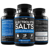 Polyfit Electrolyte Salt Tablets - 100 Pills - Electrolytes Replacement Supplement for Rapid Hydration