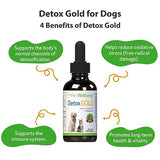 Pet Wellbeing Detox Gold for Dogs - Vet-Formulated - Gentle Detoxification & Elimination Support - Natural Herbal Supplement 2 oz (59 ml)