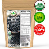 Black Cumin Seed 1lb (16Oz) (Nigella Sativa): 100% USDA Certified ORGANIC Bulk Egyptian Black Caraway - AKA Kalonji, by U.S. Wellness Naturals