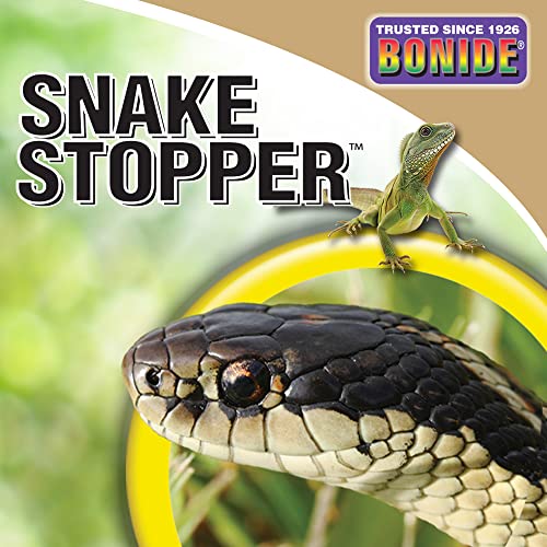 Bonide Snake Stopper Snake Repellent, 4 lb. Ready-to-Use Granules for Outdoor Pest Control, People & Pet Safe