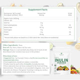 VELOTO Organic Inulin Powder, Pure Inulin Prebiotic Supplement Natural Soluble Fibers Sweetener for Digestive Function, Unflavored & Unsweetened Superfood for Smoothie, Gluten Free, Vegan, 2.2 lb