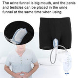 Portable Wearable Urine Bag, Elder Pee Bag Urinary Incontinence Leakproof Pants Spill Proof System Band Collection Bag Leg Pee Holder for Elder