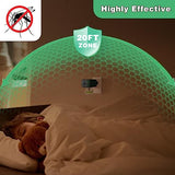 Q5 Mosquito Repellent Indoor Use with 2-Pack 280 Hr Repellent Refills, Electronic Mosquito Repeller Plug in, Highly Effective, DEET-Free, for Home, Bedroom, Office, Kitchen (Black)