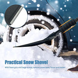 Sutekus Snow Brush Kit Includes Snow Shovel, Ice Scraper, Snow Brush and Car Windshield Snow Cover for Auto Cars SUV Trucks (Black)