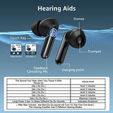 Hearing Aids, Small Hearing Aids For Seniors Rechargeable With Noise Cancelling, 16 Channels Mini Hearing Aids, Invisiable Hearing Amplifiers For Adults,Nano Digital Otc Hearing Aid Amplifier