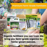 1lb Organic Nitrogen 16-0-0 Grower's Secret Water Soluble Farm-Grade Garden Fertilizer With Soy-Based Amino Acids Good For Leafy Greens & Vegetative Growth