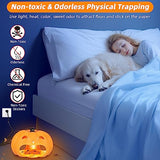 Flea Traps for Inside Your Home,Flea Trap 2 Pack Flea Killer Trap with 6 Light Bulbs & 10 Sticky Discs Bed Bug Traps,Flea Light Trap for Indoor Lamp Bug Catcher for Fleas, Moths, Ants and Cockroaches