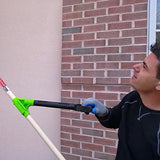 The Rah Handle! A Universal Ergonomic Back Saving Lefty Or Righty, Secondary Handle For Snow Shovels, Rakes, and Other Gardening Or Construction Tools.