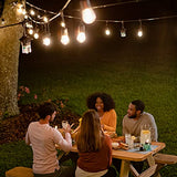 TIKI Brand Bitefighter Outdoor LED Weatherproof Proven Mosquito Repellent String Lights 36 Ft, Includes 3 Replaceable Repellent Pods