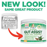 Doctor Danielle Gut Assist - Leaky Gut Repair Supplement Powder - Glutamine, Arabinogalactan, Licorice Root - Supports IBS, Heartburn, Bloating, Gas, Constipation, SIBO from