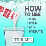 TruLabs Strawberry Lemonade Hydrate Drink Mix, 1 Bag, 30 Servings, 0 Sugar, 5 Calories, 503mg Electrolytes, Vitamins B1, B2, B3, B5, B6, B12, C, D, Zinc, Selenium, Magnesium