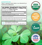 USDA Organic Fenugreek Capsules for Women - Effective Lactation Supplement for Increased Breast Milk Supply - Herbal Breastfeeding Support for Mothers - Gluten Free - 60 Vegan Capsules (No Pills)