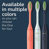 PHILIPS One by Sonicare Battery Toothbrush, Brush Head Bundle, Midnight Blue, BD1002/AZ