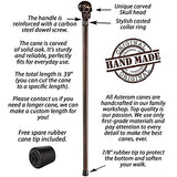 Skull Cane - Handmade - Skull Walking Stick | Vampire Gothic Walking Cane | Skull Canes for Men, Cool Steampunk Cane for Men (39 Inch)