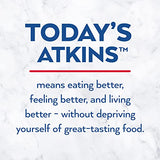 Atkins Snack Bar, Caramel Apple Pie, Naturally Flavored, Good Source of Protein and Fiber, Low Carb, Low Sugar (30 Bars)