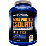 BODYTECH Whey Protein Isolate Powder - with 25 Grams of Protein per Serving & BCAA's - Ideal for Post-Workout Muscle Building & Growth, Contains Milk & Soy - Vanilla (5 Pound)