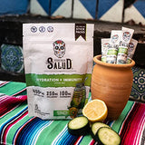 Salud 2-in-1 Hydration and Immunity Electrolytes Powder, Cucumber Lime - 15 Servings, Agua Fresca Drink Mix, Elderberry, Dairy & Soy Free, Non-GMO, Gluten Free, Vegan, Low Calorie, 1g of Sugar