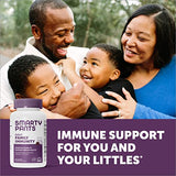 SmartyPants Immune Support Supplement: Clinically Tested Elderberry Gummies for Adults and Kids, Vitamin C, Vitamin D3, and Zinc, Gluten-Free, Vitamin B6, B12, 50 Count