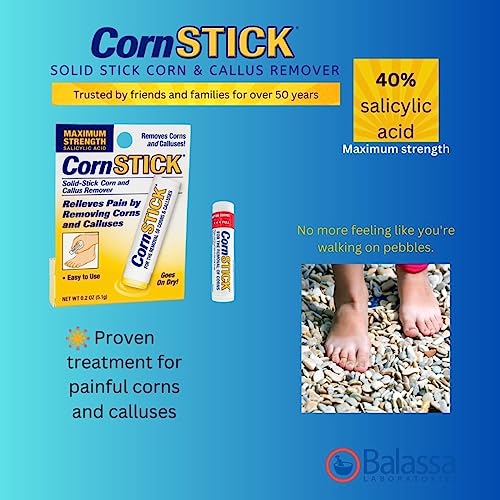 CornStick Maximum Strength Salicylic Acid SolidStick Corn and Callus