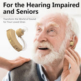 ANCwear Hearing Amplifier Hearing Aids for Seniors Battery Operated, 6 Levels of Volume Hearing Amplifiers for Adults, Comfort Design Easy to Use Ear Amplifier for Hearing Loss