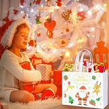 12 Pack Large Christmas Gift Bags with Tissue Paper - Reusable Christmas Tote Bags Non-Woven, Xmas Shopping Bags with Handles, for Christmas Treat Bags, Gifts Wrapping, Xmas Party Supplies 12.6'' X 9.8'' X 4.5''… (12 Pack)