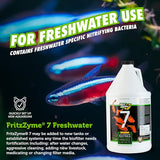 Fritz Aquatics FritzZyme 7 Live Nitrifying Bacteria Naturally Removes Amonia & Nitrite for Freshwater Fish (1-Gallon)