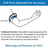 Microlife Wide-Range Replacement Blood Pressure Cuff for Upper Arms 8.7-16.5-Inch