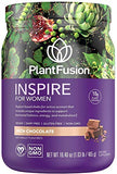 PlantFusion Inspire Plant Protein Powder for Women - Low Carb Protein Powder for Lean Muscle Support - Keto, Gluten Free, Soy Free, Non-Dairy, No Sugar, Non-GMO - Rich Chocolate 1 lb