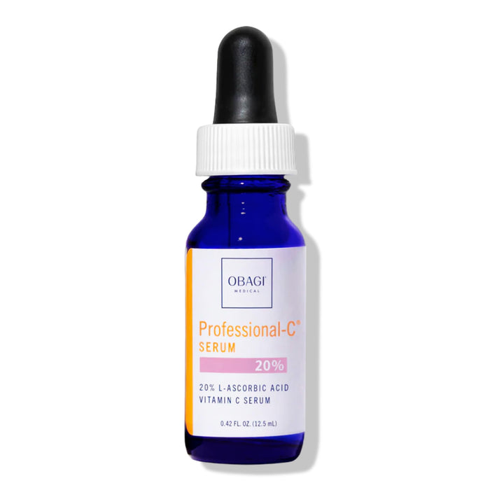 Obagi Professional C Serum 20%, Vitamin C Facial Serum with Concentrated 20% L Ascorbic Acid for Normal to Oily Skin, 0.42 Fl Oz (Small 12.5 ml)