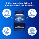 One A Day Men's Pre-Conception Health Multivitamin to Support Healthy Sperm, Supplement for Men with Vitamin C, Vitamin E, Selenium, Zinc, and Lycopene, 30 Count