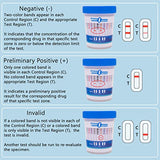 Prime Screen® Multi-Drug Urine Test Cup - 12 Panel drug test - Instant Testing Marijuana (THC),OPI,AMP, BAR, BUP, BZO,COC, mAMP, MDMA, MTD, OXY, PCP - [5 Pack]