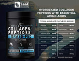 Pure Collagen Peptides Powder (11g | 60 Servings) Grass Fed Pasture-Raised Bovine Collagen Powder Hydrolyzed for Maximum Absorption ; Collagen Supplement for Joint Support, Hair & Skin