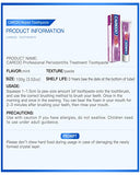 CAREDO Healing Periodontitis Treatment At Home Toothpaste, Periodontal Disease Treatment 3.52oz 2 Tubes, Gingivitis Treatment for Gum Disease, Fluoride Free Toothpaste for Bleeding Gums and LooseTeeth