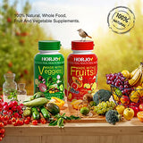 Horjoy Nature Fruits and Veggies/Vitamins Supplements Dietary Nutritional Balance 90 Fruit and 90 Veggie Capsules