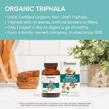 Himalaya Organic Triphala, 2 Month Supply, for Colon Cleanse, Detox & Occasional Constipation, USDA Certified Organic, Non-GMO, Gluten-Free, Extract & Powder Herbal Supplement, 688 mg, 60 Caplets