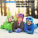 findway Kids Ski Goggles, Kids Snow Snowboard Goggles for Boys Girls Youth OTG